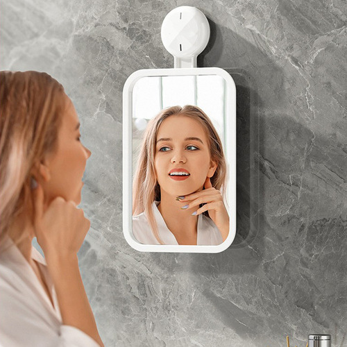 Espejo Cosmético Con Ventosa Para Baño, Montaje En Pared
