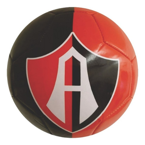 Balón Futbol Atlas Oficial, Color Rojo Con Negro | MercadoLibre