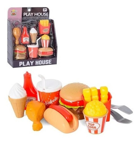 Set De Alimentos Comida Rápida 8 Pcs