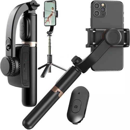 Estabilizador Para Celular Gimbal 4 En 1 Soporte Con Control