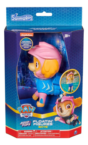 Paw Patrol Aqua Pups Skye Figura Flotante Para Piscina