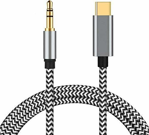 Usb C A 3 5mm Aux Audio Cable 3 Adaptador 94ft Prima De...