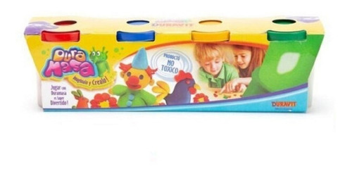 Imagen 3 de 7 de Juego Masas Duravit Pack 4 Unid Duramasa No Toxica