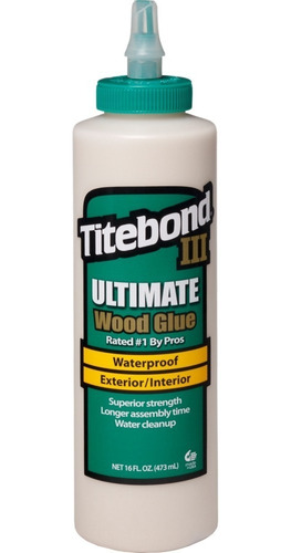 Titebond Iii Ultimate 473ml Pegamento Profesional Agua