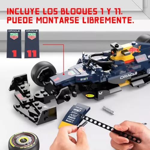 1:24 Juguete De Coche De Bloques De Construcción