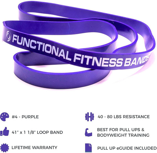Ligas Bandas Morada De Resistencia 50-70lb Gym Crossfit