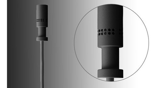Microfone Akg Lc81 Md Black Microlite Lapela Cardióide Lc 81 Cor Preto