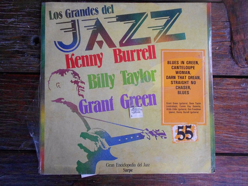 Los Grandes Del Jazz N° 55 Kenny Burrell  Otros Lp Impecable