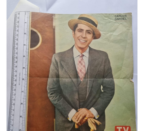 Lamina De Carlos Gardel Poster Antiguo