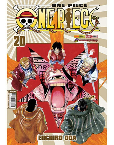 One Piece Vol. 20, de Oda, Eiichiro. Editora Panini Brasil LTDA, capa mole em português, 2017