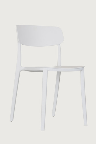 Silla Resina Cassis Color Blanco Liso