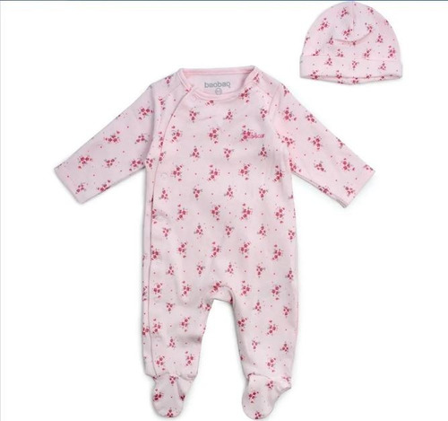 Pijama Para Niña Bebe Con Gorrito, 12 Meses Baobao Nuevas