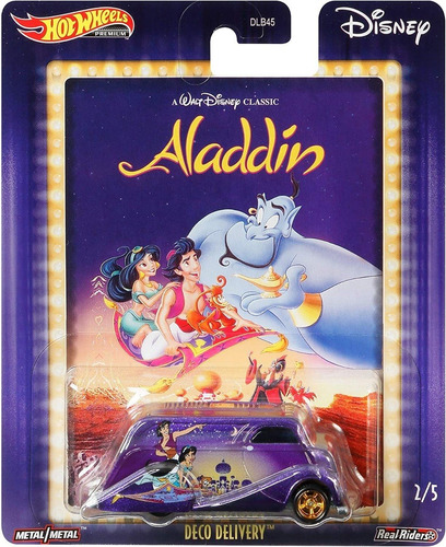 Hot Wheels Aladdin Deco Delivery Premium Real Riders 