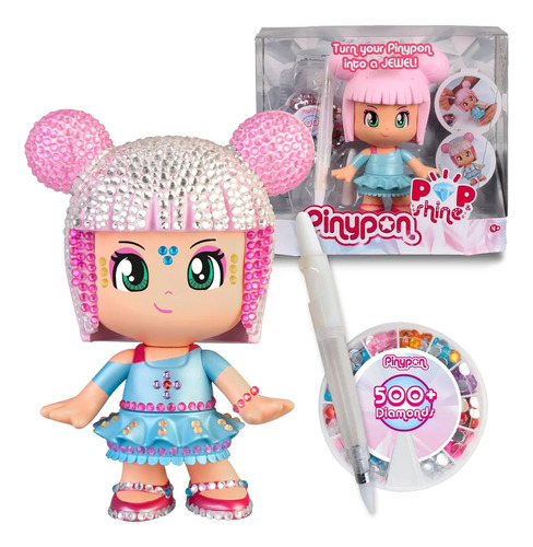 Pinypon Set Pop Shine 17 Cm