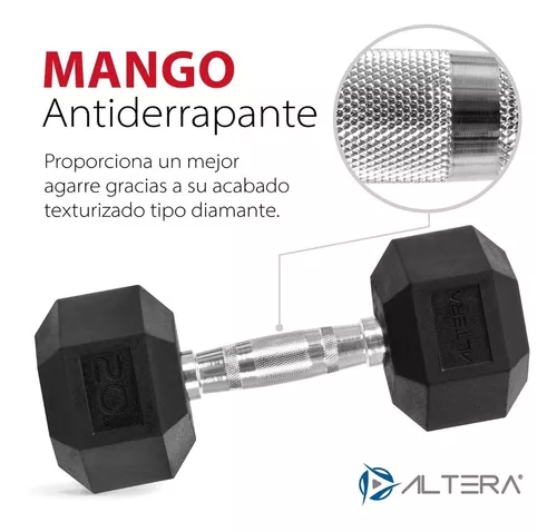 Kit De Gimnasio Mancuernas 10 Kg 20 Lb Fitness Estuche