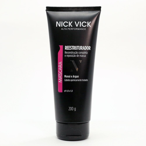 Máscara Reestruturador Nick Vick Alta Performance 200g