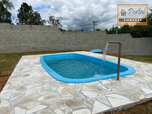 Oportunidade - Chacrinha Com Casa Pequena, Piscina E Churrasqueira - Excelente Opção Para Voce E Sua Familia - Ch0169