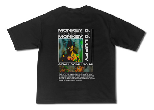 Remera Oversize Monkey D Luffy 2 Exclusive