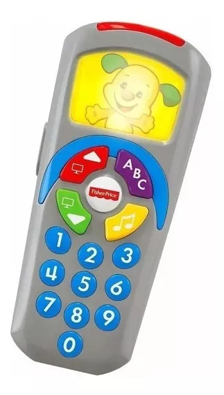 Control Remoto Azul Para Bebe Fisher Price Musical Luz Nuevo