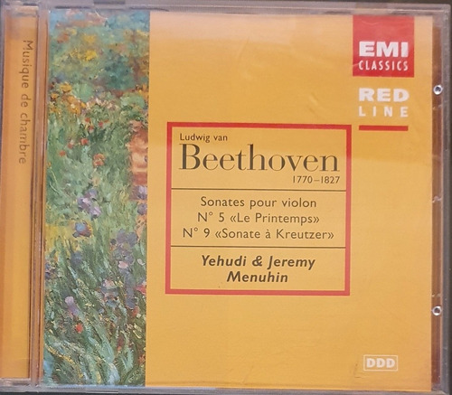 Cd Beethoven - Sonates Four Violin No 5 And 9