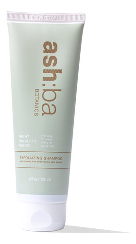 Ashba Botanics Champu Exfoliante Para Cabello Liso, Ondulado