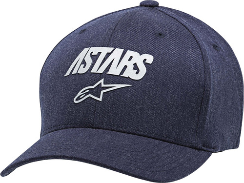 Gorra Alpinestars Angle Reflect  Azul Heather Sm/md Curvada