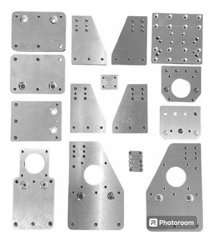 Kit Placas De Aluminio Nema 23 Cnc Fresadora