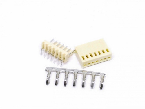 10 Juegos De Conector Tipo Molex 7 Pines 2.54mm Angulo Recto