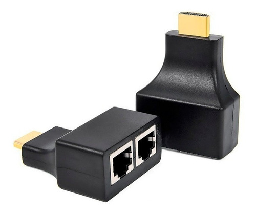 Imagen 1 de 4 de Extensor Hdmi Cat 5e/6 Full Hd 1080p