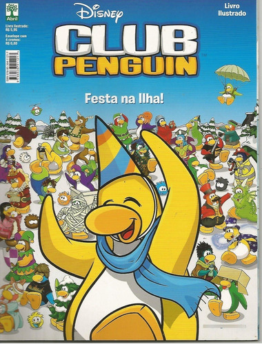 Álbum De Figurinhas - Festa Na Ilha - Club Penguin  Completo