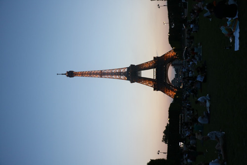 Foto Ampliada De 20x32 En Papel Metalizado Torre Eiffel 5