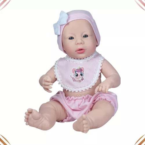 Boneca bebe reborn minina 9 anos