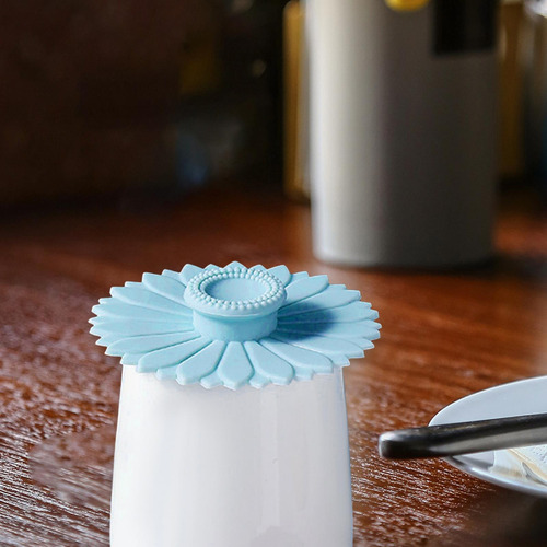 Tapa De Silicona Para Taza, Cubierta Creativa A Prueba De