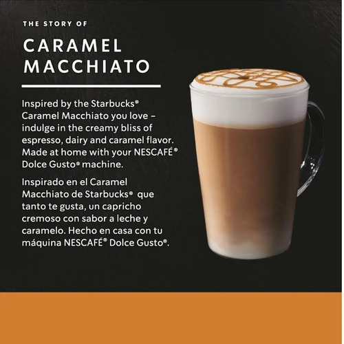 Cápsulas De Café Starbucks Caramel Macchiato X3 Cajas | Cuotas sin interés