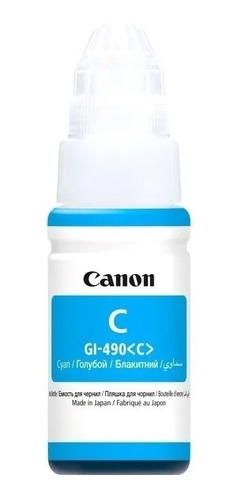 Botella Tinta Canon 190 Cian Gi-190 C Original