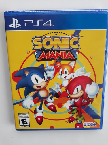 Sonic Mania Juego Ps4 Nuevo Y Sellado