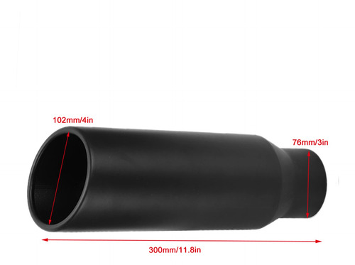 Tubo De Escape Para Automóvil Con Punta De Acero Inoxidable,