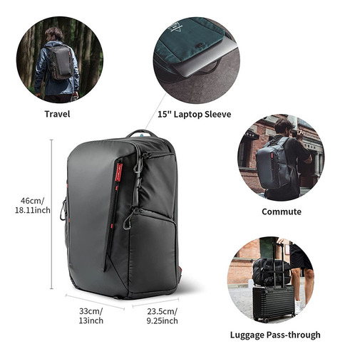 Mochila Impermeável Para Câmera Pgytech Onemo Lite 22l