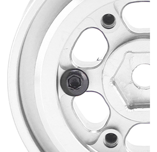 Silver Wheel Hub Upgrade Parts, 4 Unidades, Llantas De 1.3 P