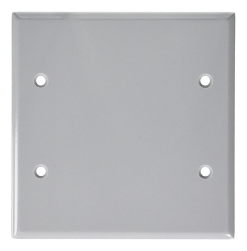 87025 2-gang No Dispositivo Wallplate Blanco Tamaño Estandar