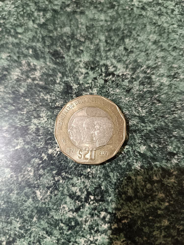 Moneda De 20 Pesos Bicentenario De La Independencia Nacional