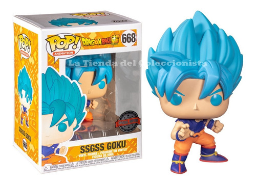 Dragon Ball Goku Dios Funko Pop Edicion Limitada Ssgss Blue