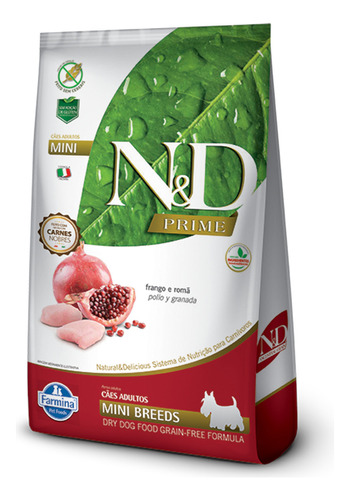Farmina N&D Prime Grain Free adulto mini 2,5kg