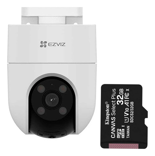 Camara De Seguridad Ezviz Para Exterior Wifi + Micro 32 Gb