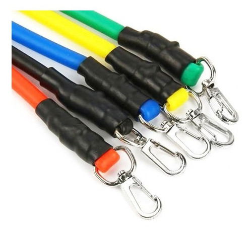 Set 5 Bandas Elásticas Con Agarre Resistencia Entrenamiento