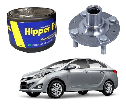 Cubo De Roda Dianteiro Hipper Hyundai Hb20s 1.0 2014