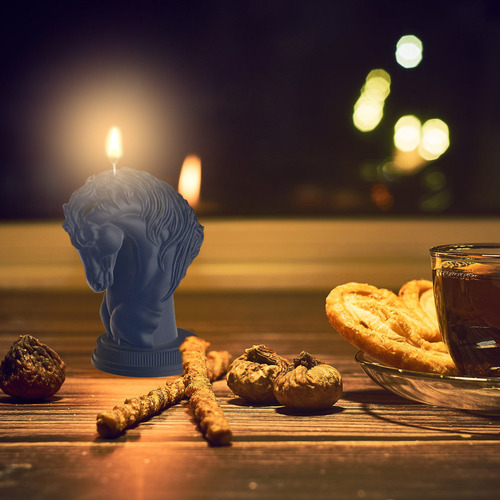 Set Diy Para Hacer Velas Con Forma De Cabeza De Caballo, Jab