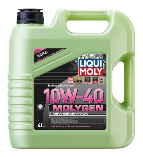 Aceite Sintético 10w40 Molygen Liqui Moly 4 Litros