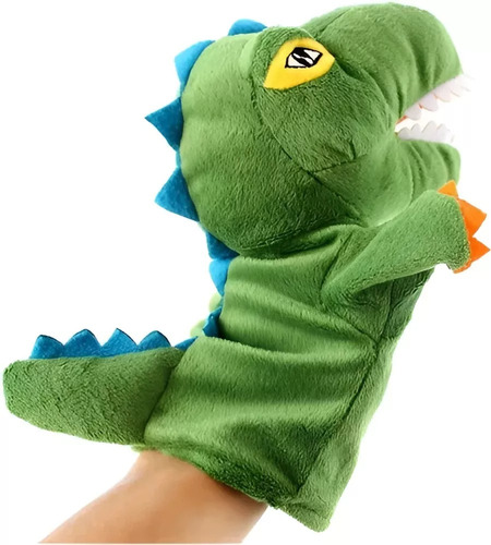 Puppet Puppets Hand Dinosaur Gluve Tecido, PelĂșcia Infantil