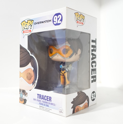Funko Pop! Games Overwatch - Tracer 92 Traje Naranja (Usado)